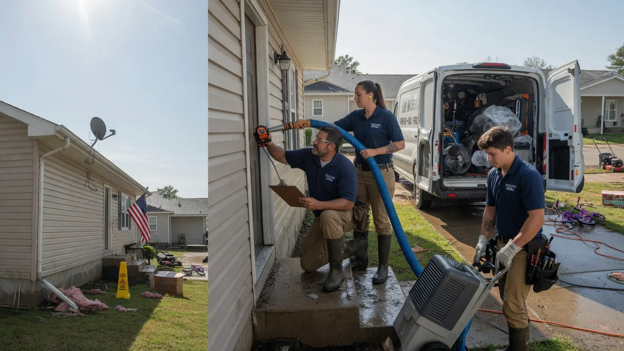 Ceiling Water Damage Restoration in Warnock, OH near me